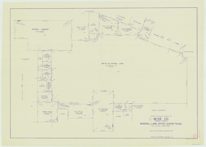 72630, Wise County Working Sketch 16, General Map Collection