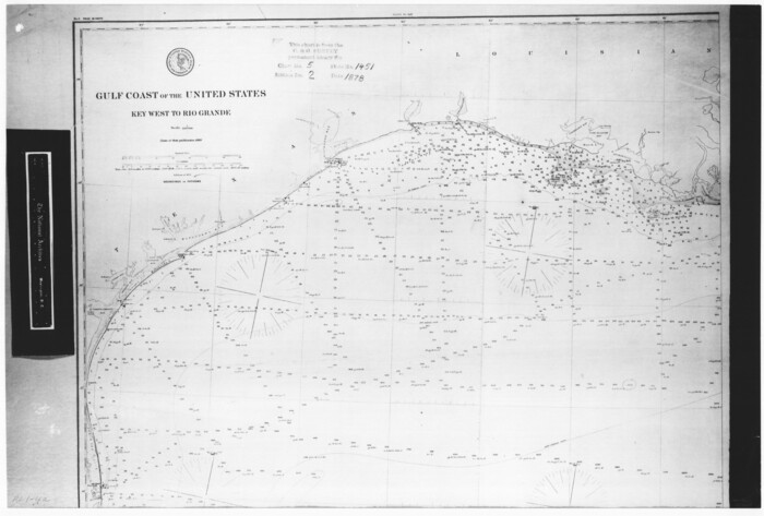 72668, Gulf Coast of the United States, Key West to Rio Grande, General Map Collection