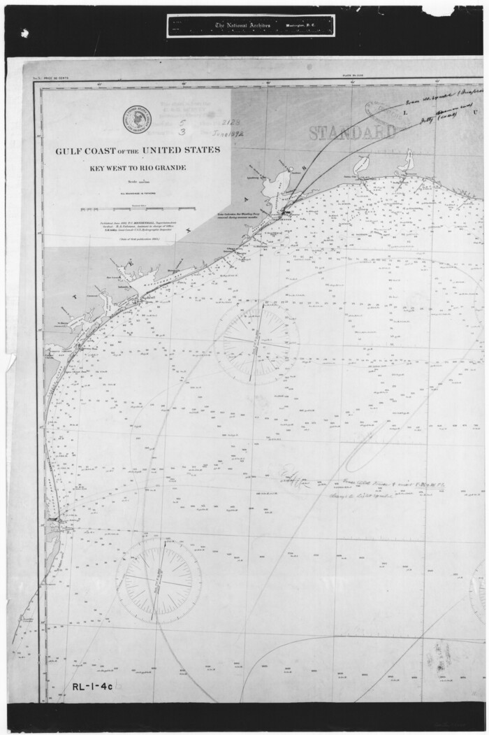 72669, Gulf Coast of the United States, Key West to Rio Grande, General Map Collection