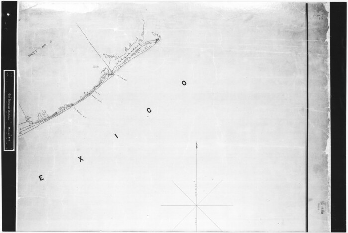 72696, Index sheet to accompany map of survey for connecting the inland waters along margin of the Gulf of Mexico from Donaldsonville in Louisiana to the Rio Grande River in Texas, General Map Collection