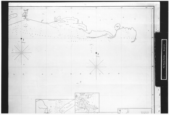72698, The Coast of Texas, General Map Collection