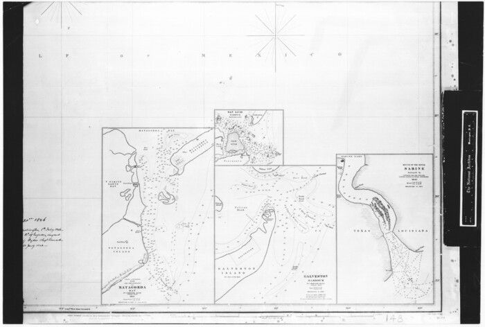72700, The Coast of Texas, General Map Collection