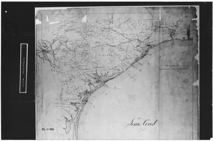 72712, Texas Coast, No. 17, General Map Collection