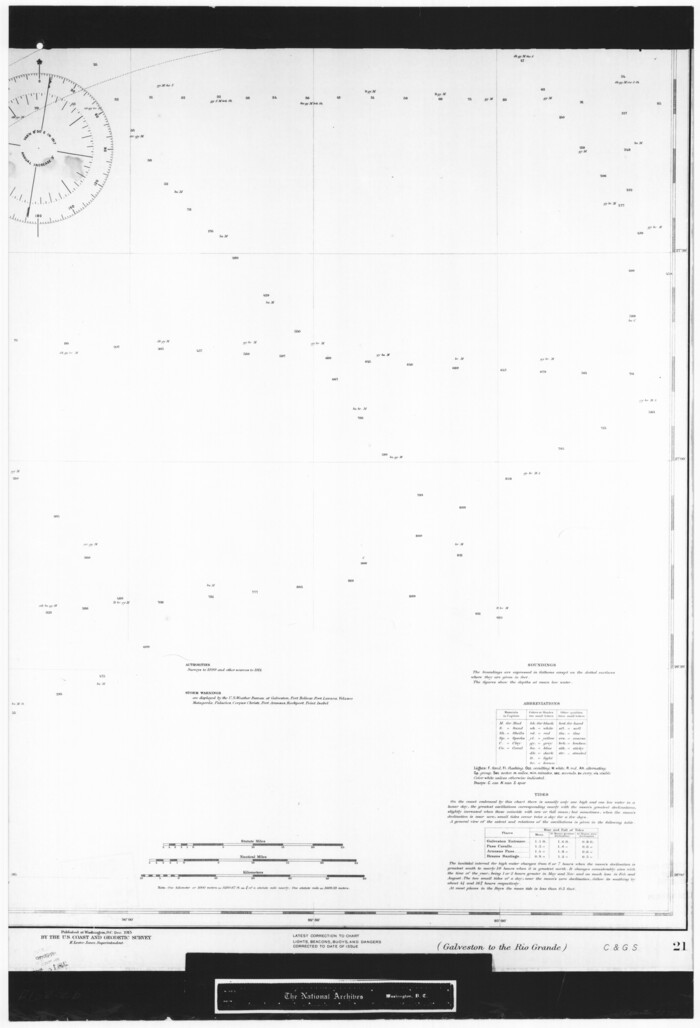 72732, United States Gulf Coast - from Galveston to the Rio Grande, General Map Collection
