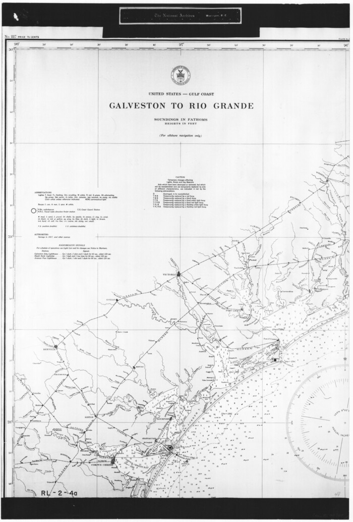 72743, United States - Gulf Coast - Galveston to Rio Grande, General Map Collection