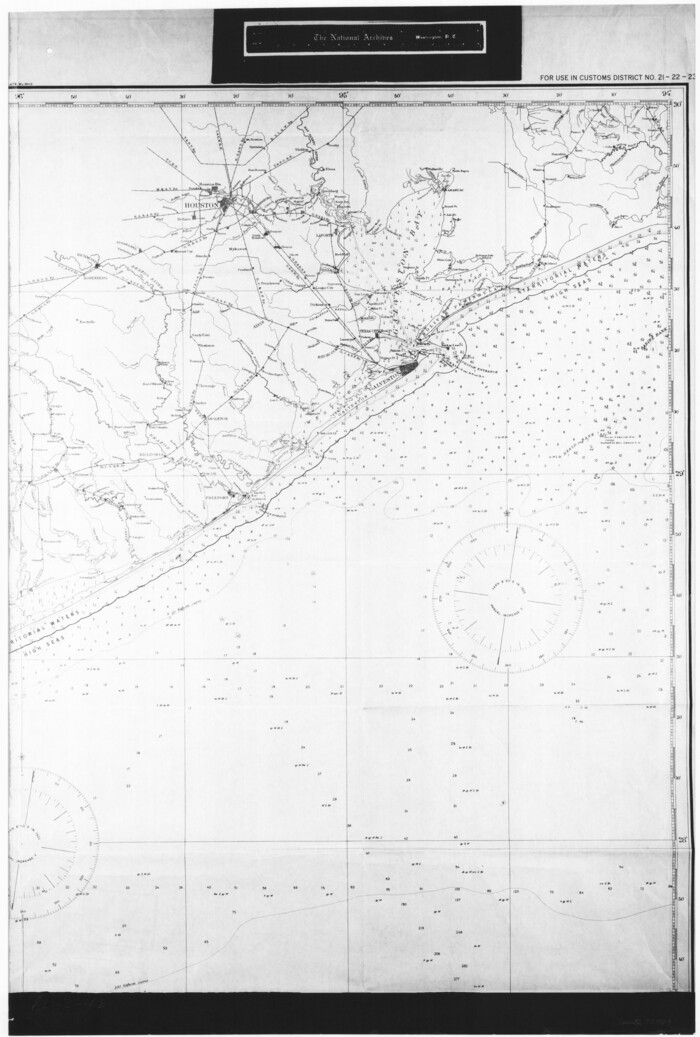 72749, United States - Gulf Coast - Galveston to Rio Grande, General Map Collection