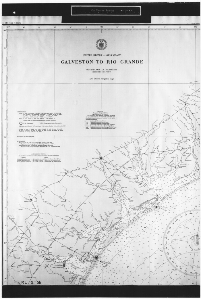 72755, United States - Gulf Coast - Galveston to Rio Grande, General Map Collection