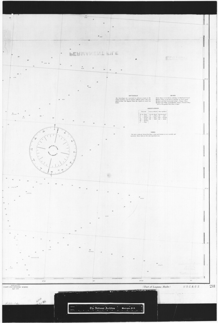 72814, United States - Gulf Coast - Padre I. and Laguna Madre Lat. 27° 12' to Lat. 26° 33' Texas, General Map Collection