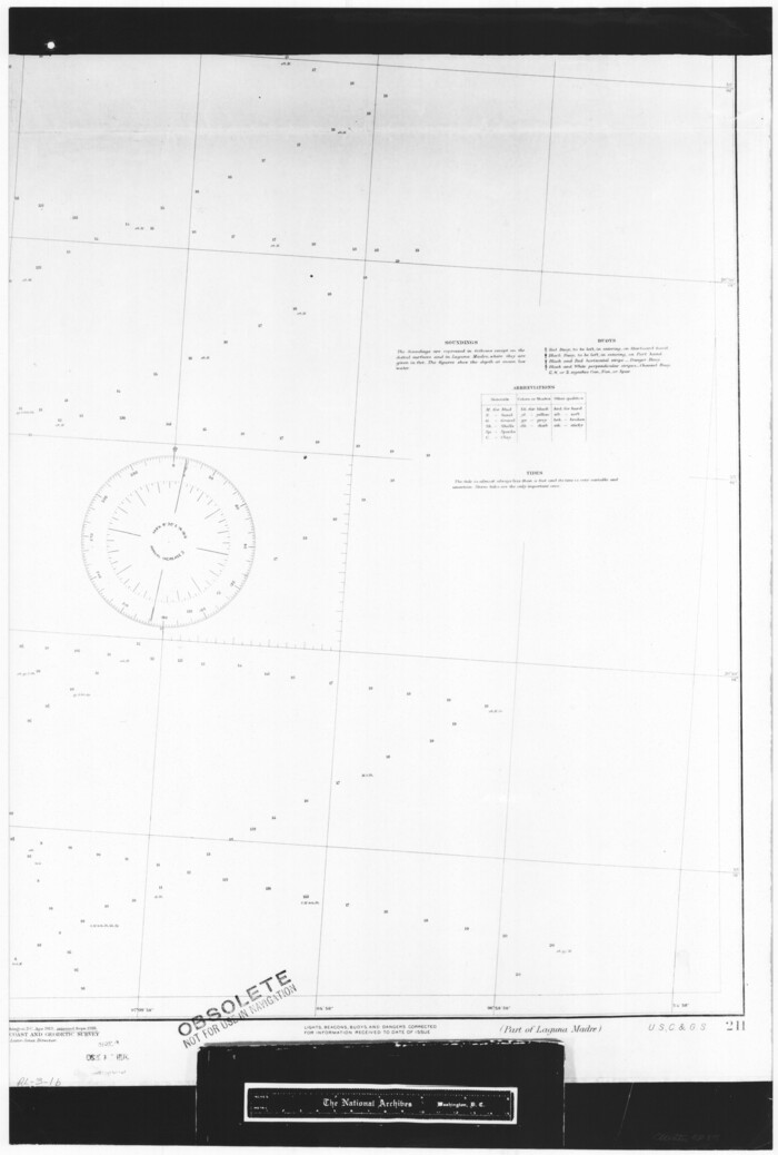 72818, United States - Gulf Coast - Padre I. and Laguna Madre Lat. 27° 12' to Lat. 26° 33' Texas, General Map Collection