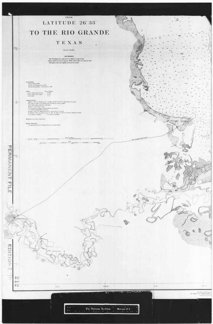 72840, United States - Gulf Coast - From Latitude 26° 33' to the Rio Grande Texas, General Map Collection
