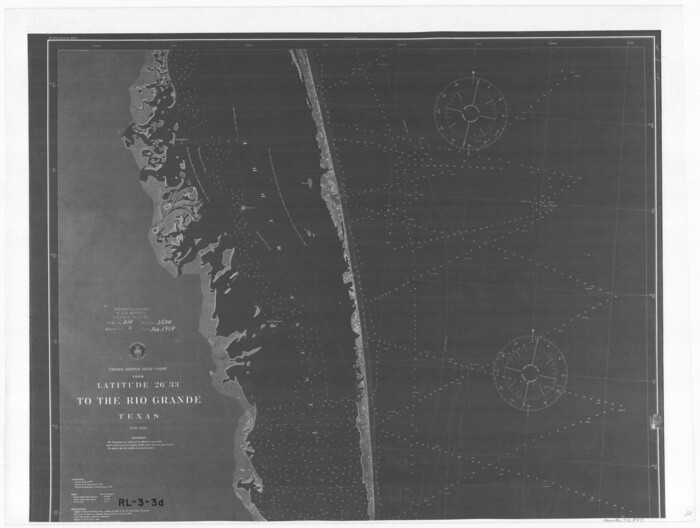 72847, United States - Gulf Coast - From Latitude 26° 33' to the Rio Grande Texas, General Map Collection
