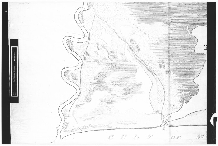 72875, No. 1 - Survey for a road from the Brazo Santiago to the Rio Grande, General Map Collection