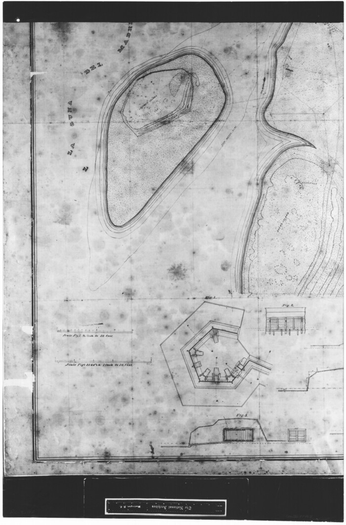72908, Map of north end of Brazos Island, General Map Collection