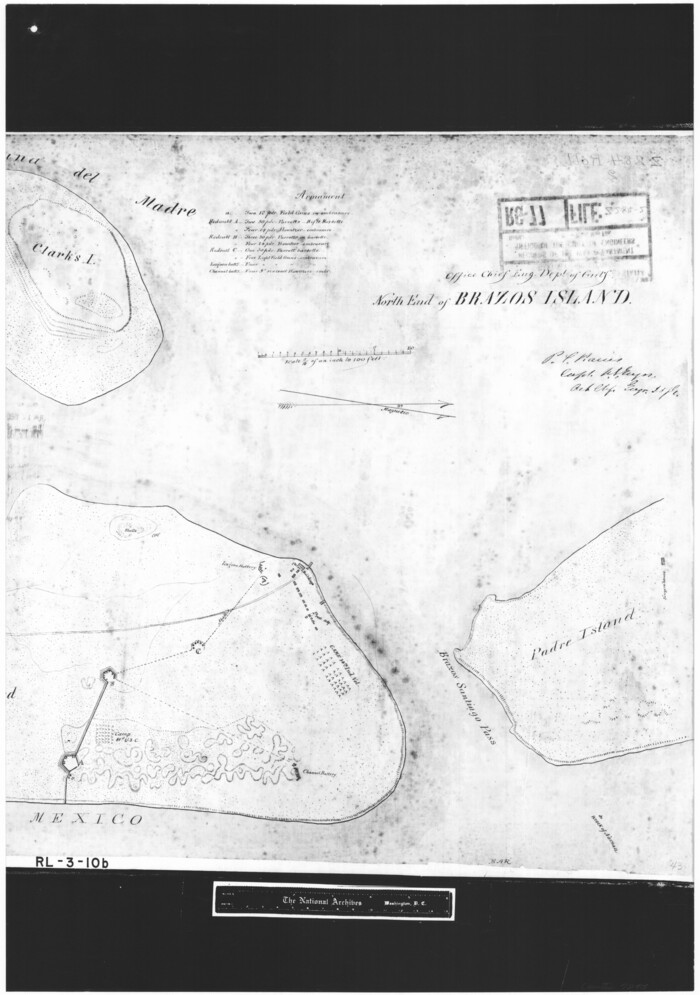 72915, North end of Brazos Island, General Map Collection