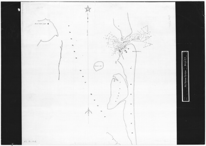 72928, Brazos Santiago & Boca Chica entrances, Texas, General Map Collection