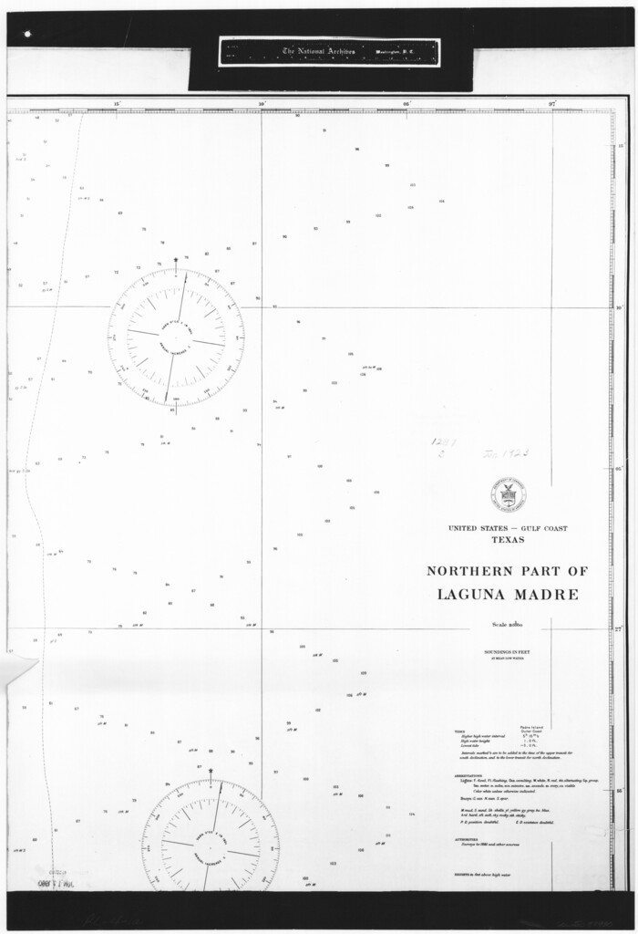 72930, United States - Gulf Coast Texas - Northern part of Laguna Madre, General Map Collection