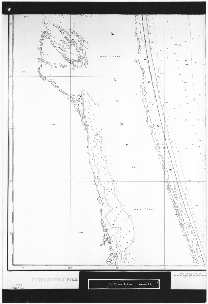 72932, United States - Gulf Coast Texas - Northern part of Laguna Madre, General Map Collection