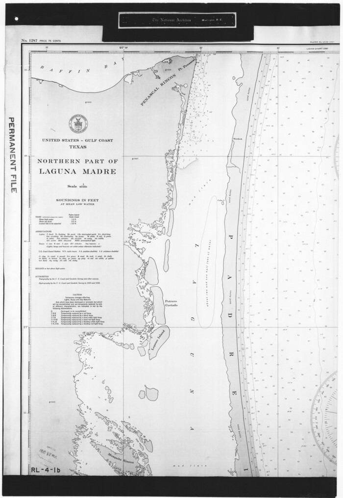 72933, United States - Gulf Coast Texas - Northern part of Laguna Madre, General Map Collection