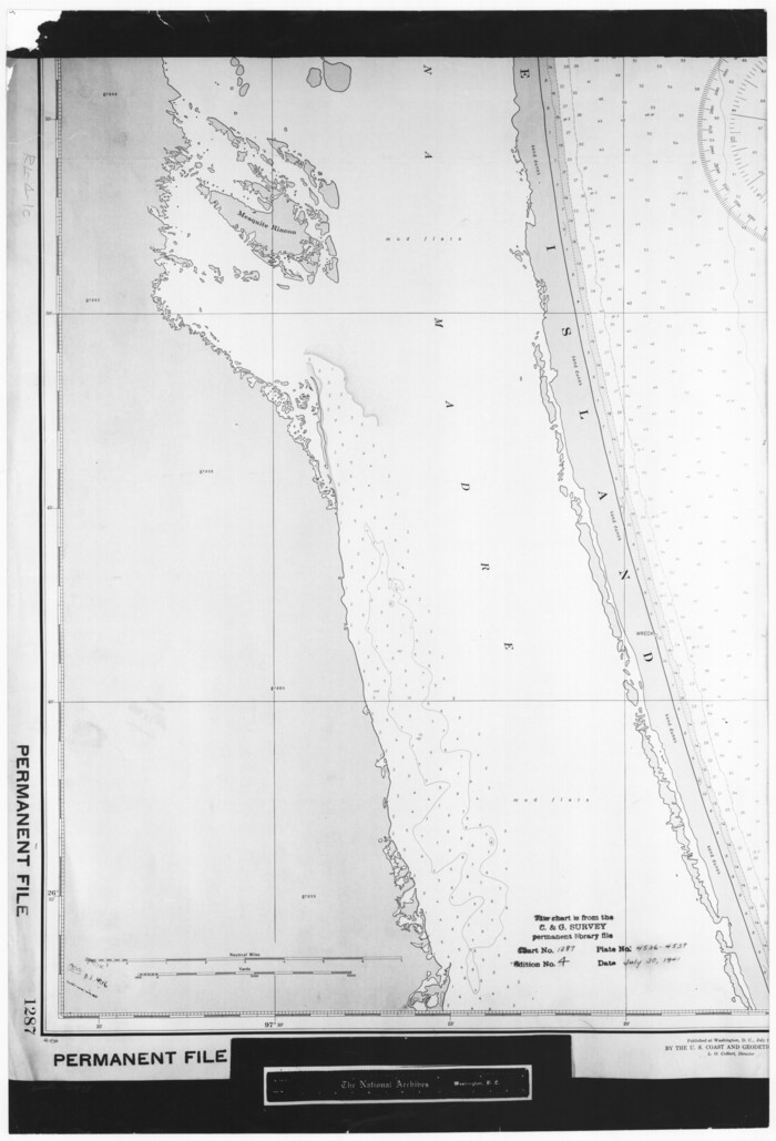 72938, United States - Gulf Coast Texas - Northern part of Laguna Madre, General Map Collection