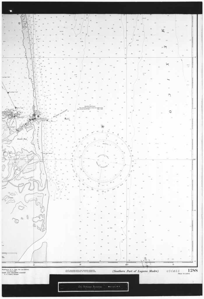 72940, United States - Gulf Coast Texas - Southern part of Laguna Madre, General Map Collection