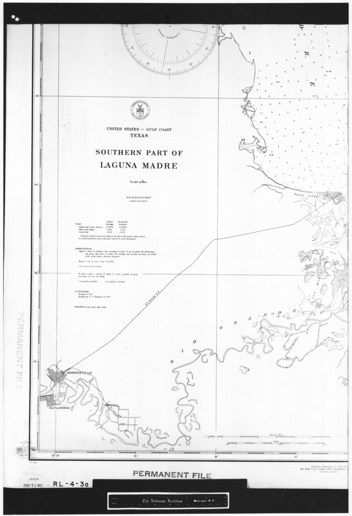 72949, United States - Gulf Coast Texas - Southern part of Laguna Madre, General Map Collection