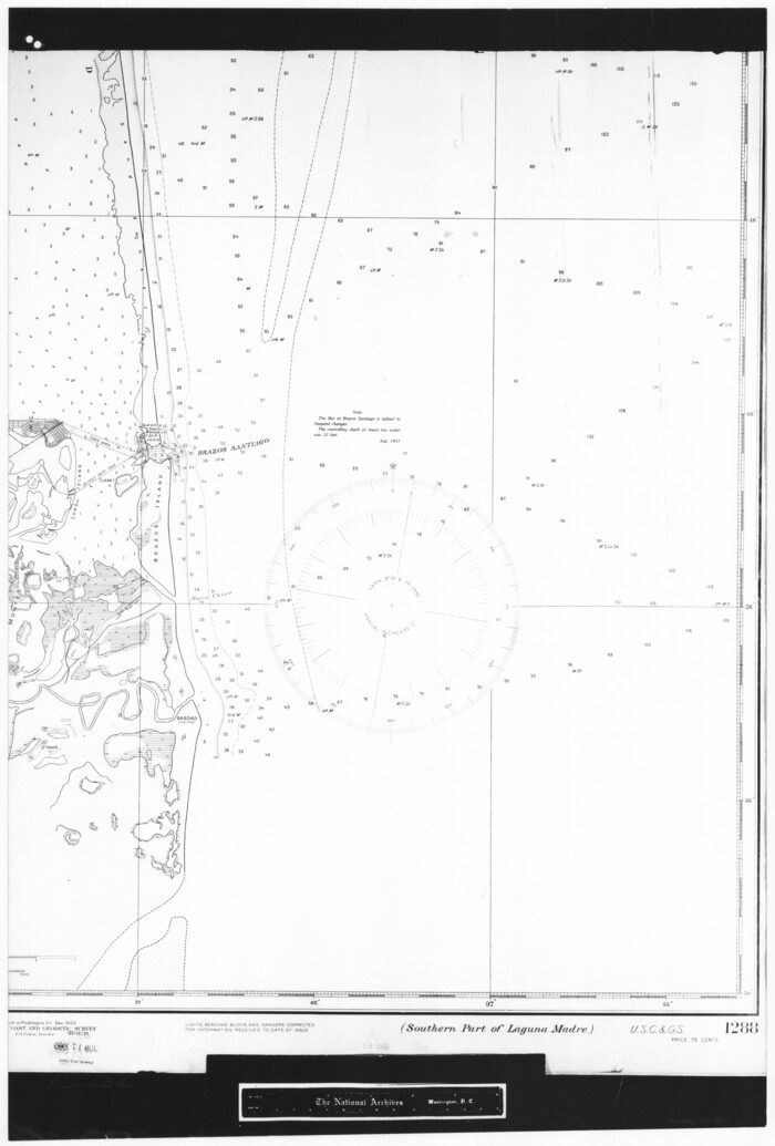 72950, United States - Gulf Coast Texas - Southern part of Laguna Madre, General Map Collection