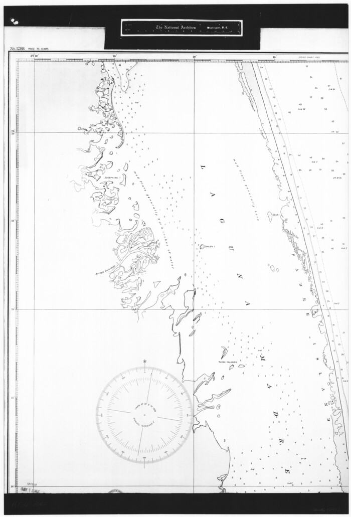 72952, United States - Gulf Coast Texas - Southern part of Laguna Madre, General Map Collection
