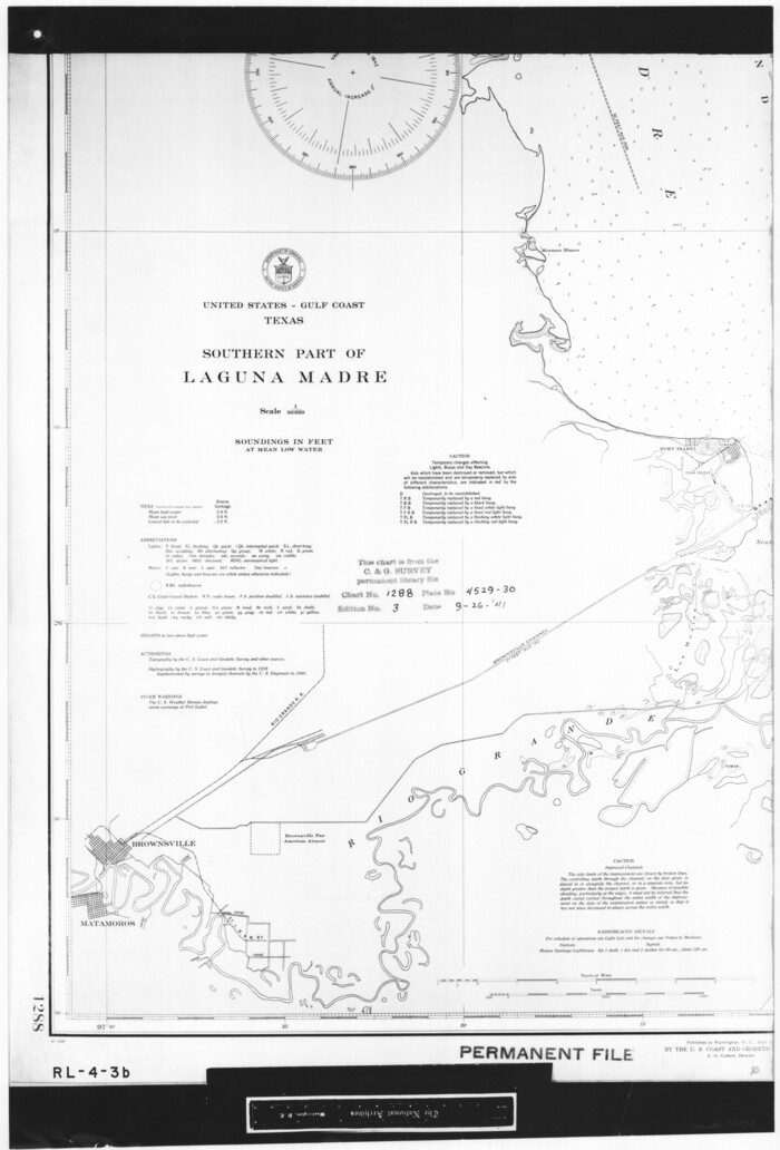 72953, United States - Gulf Coast Texas - Southern part of Laguna Madre, General Map Collection