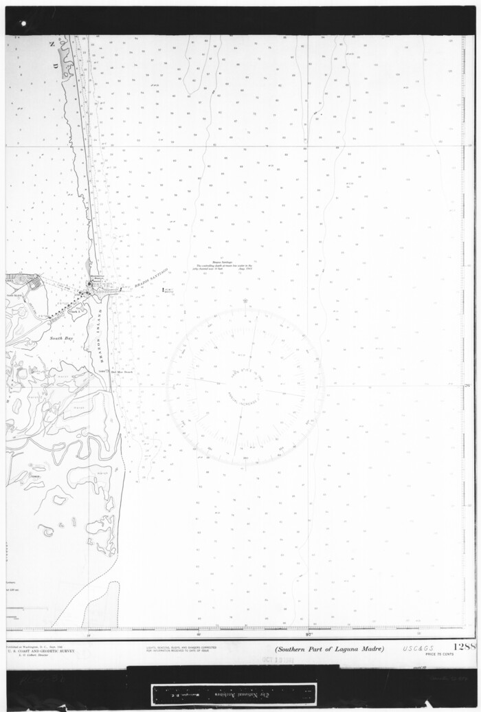 72954, United States - Gulf Coast Texas - Southern part of Laguna Madre, General Map Collection