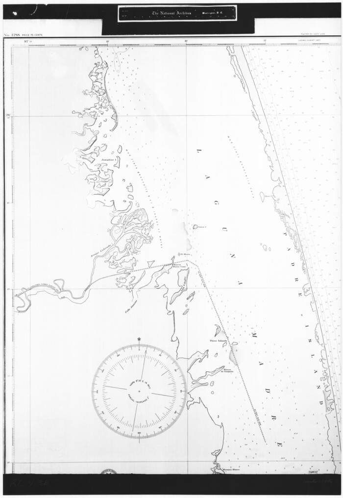 72956, United States - Gulf Coast Texas - Southern part of Laguna Madre, General Map Collection