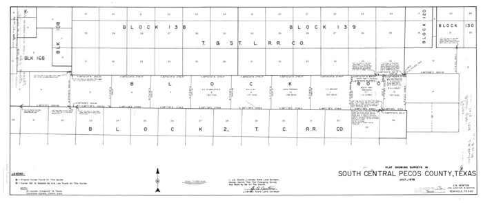7296, Pecos County Rolled Sketch 176, General Map Collection