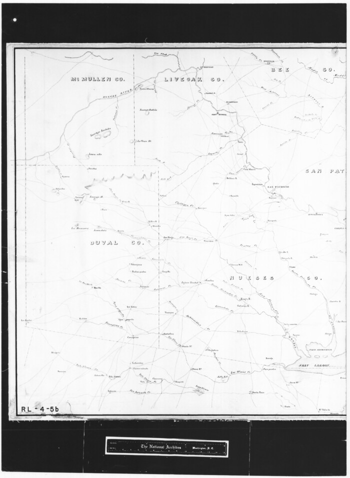 72966, No. IX - Outline map of the vicinity of Corpus Christi, General Map Collection