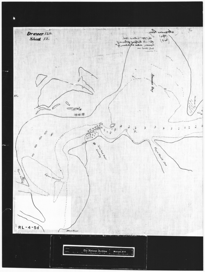 72970, [Aransas Bay], General Map Collection