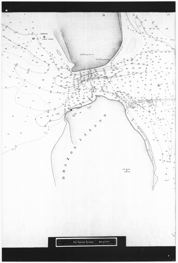 72996, Harbor of Brazos Santiago, Texas, General Map Collection