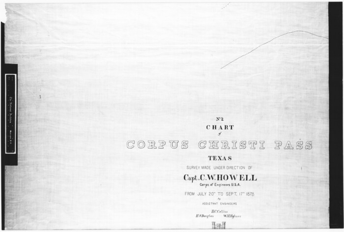 73016, No. 2 Chart of Corpus Christi Pass, Texas, General Map Collection