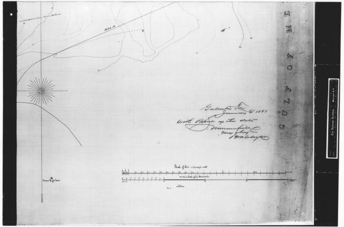 73038, Harbor Pass and Bar at Brazos Santiago, Texas, General Map Collection