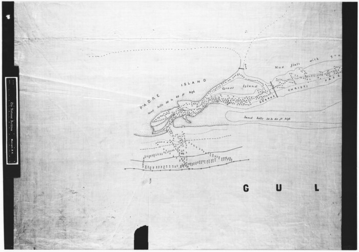 73047, [Corpus Christi Bay, Padre Island, Mustang Island, Laguna de la Madre, King and Kenedy's Pasture], General Map Collection