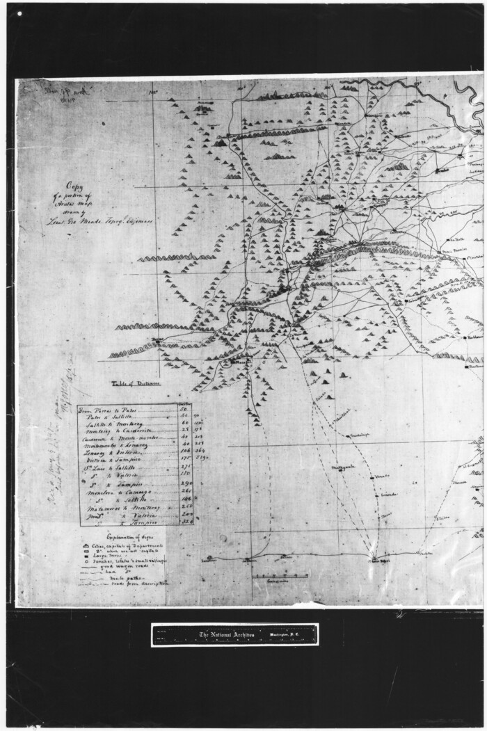 73058, Copy of a portion of Arista's map, General Map Collection