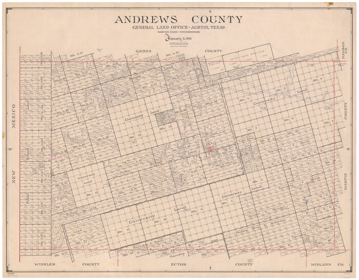 73067, Andrews County , General Map Collection
