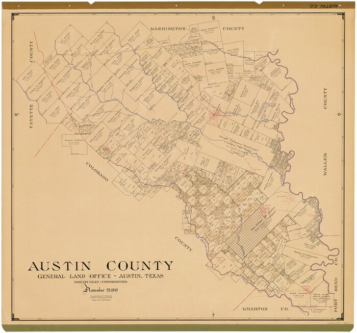 73073, Austin County, General Map Collection