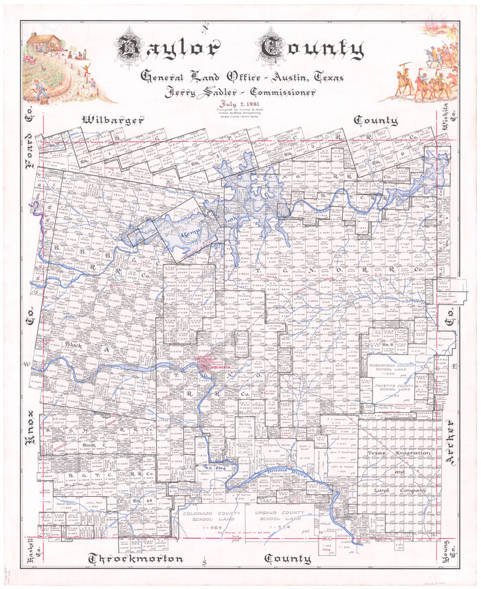 73077, Baylor County , General Map Collection