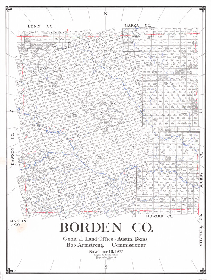 73082, Borden Co., General Map Collection