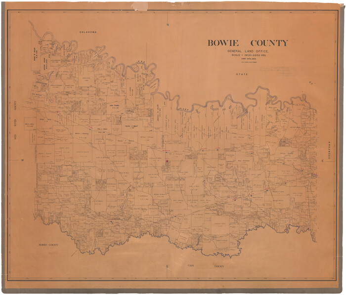73084, Bowie County , General Map Collection