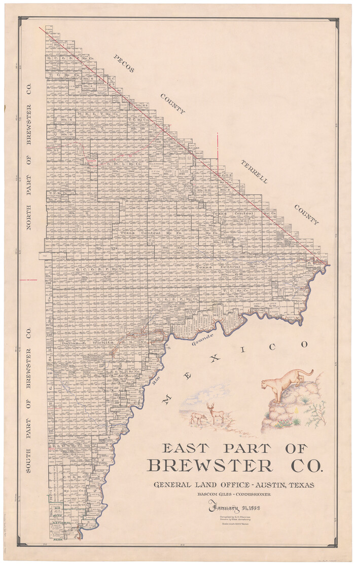 73087, East Part of Brewster Co., General Map Collection