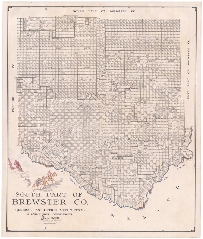 73089, South Part of Brewster Co., General Map Collection