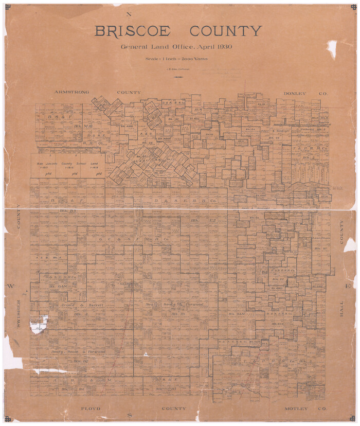 73090, Briscoe County, General Map Collection