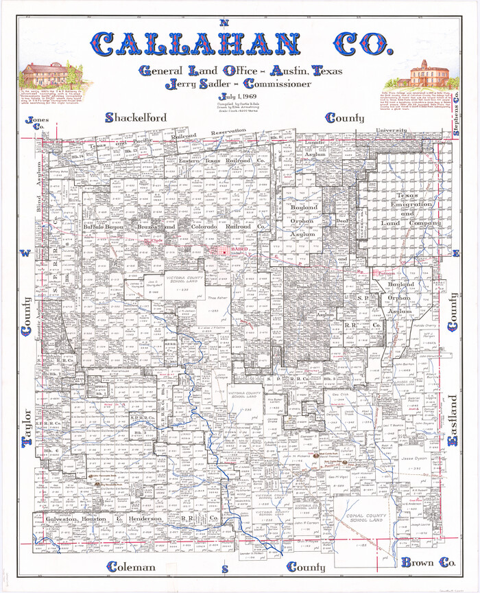73097, Callahan Co., General Map Collection