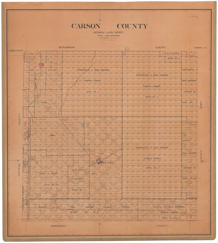 73100, Carson County , General Map Collection