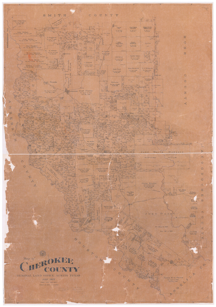 73104, Cherokee County , General Map Collection