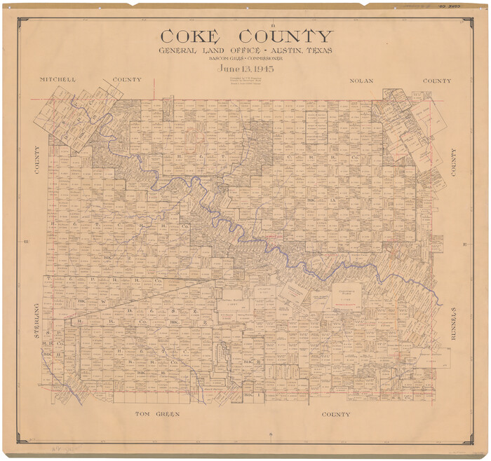 73108, Coke County, General Map Collection